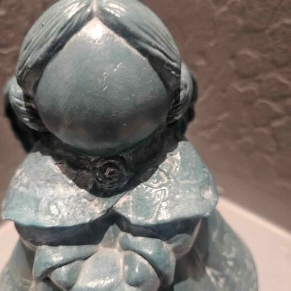 Ceramic Blue Angel 7.5" - Picture 2 of 5